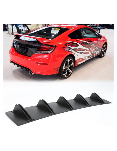 Alerón trasero universal DREAMIZER 31" negro ABS para auto