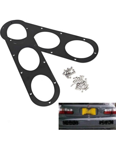 Paneles de Difusor Trasero Universal Senyar 39x10 cm Aluminio