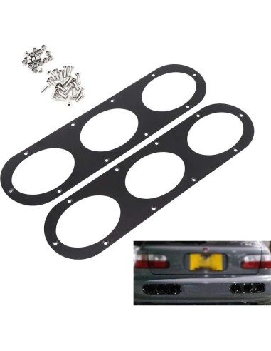 Paneles de Difusor Trasero Universal Senyar 39x10 cm Aluminio