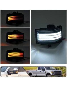 Luces de Espejo Lateral LED Ford F150 F250 F350 2015-2023 2