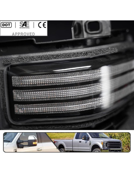 Luces de Espejo Lateral LED Ford F150 F250 F350 2015-2023