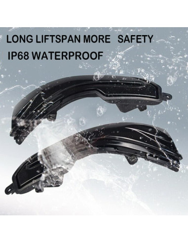 Luz de señal de giro LED KYYET para Infiniti Q50 Q60 Q70