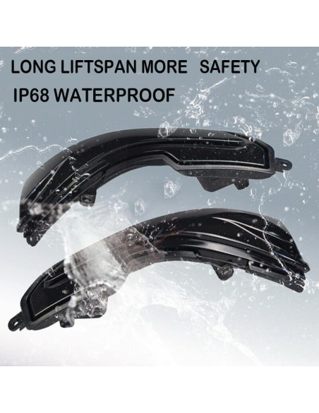 Luz de señal de giro LED KYYET para Infiniti Q50 Q60 Q70