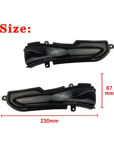 Luz de señal de giro LED KYYET para Infiniti Q50 Q60 Q70