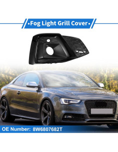 Cubierta de Luz Antiniebla Audi A5 2021-2023 ABS Negro 2