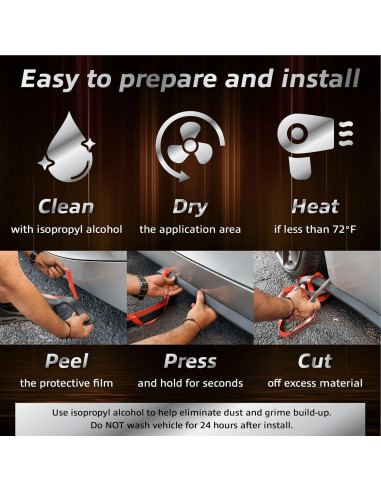 Faldones Laterales PRO EZ Lip - Universal 2 Pulgadas Negro