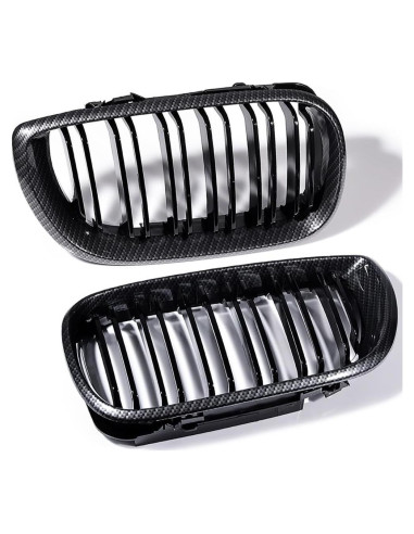 Parrilla delantera BMW E46 320i 325i 330i 2002-2006 Fibra Carbono