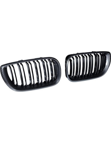 Parrilla delantera BMW E46 320i 325i 330i 2002-2006 Fibra Carbono