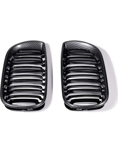 Parrilla delantera BMW E46 320i 325i 330i 2002-2006 Fibra Carbono
