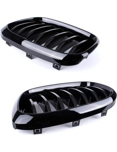 Rejilla delantera SNA negra brillante para BMW X3 G01/X4 G02