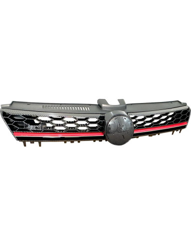 Rejilla Delantera OTMGTGM para VW Golf MK7 2015-2016 Carbono
