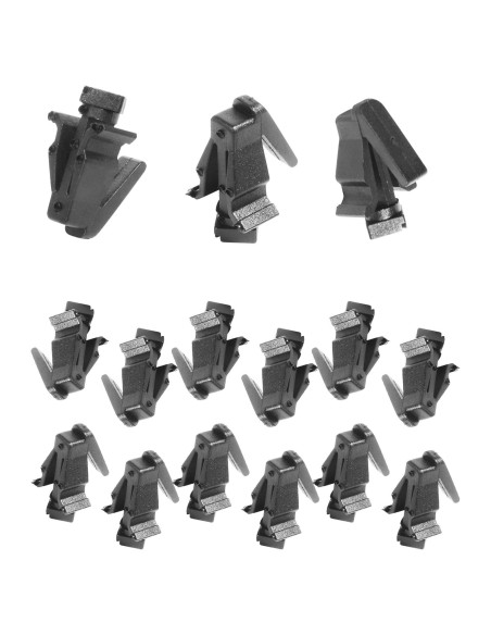 15 Clips de Nylon para Automóvil SCUARI, Fijación Rejilla Frontal