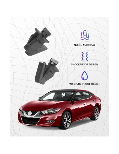 15 Clips de Nylon para Automóvil SCUARI, Fijación Rejilla Frontal