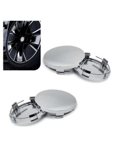 Tapa Central de Rueda Titgoes OESLGG2008SI-4PCS Plata 60mm