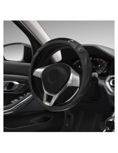 Funda de Volante Sbulhia 15" Antideslizante Negro para Coche