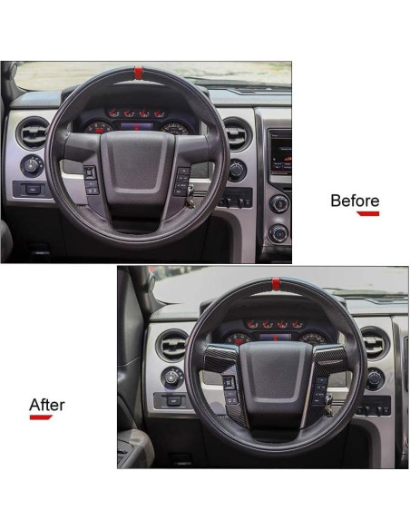 Cubierta de Volante JeCar para Ford F150 SVT Raptor 2009-2014