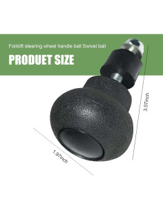 Perilla de Volante Antideslizante Shakas 2 Piezas 7.8 cm 2