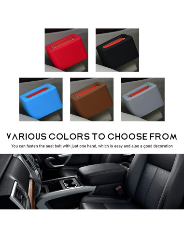 Soporte de Hebilla de Cinturón de Seguridad Ohleats Gris