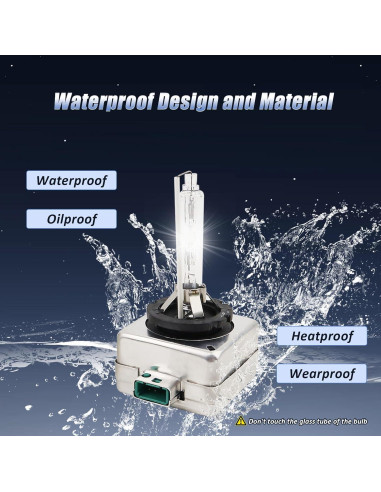 Bombillas D3S Xenon HID 6000K Tivora 35W para Audi