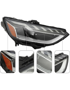Conjunto de Faros LED Headery para Audi A4 2020-2023 2