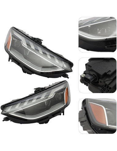 Conjunto de Faros LED Headery para Audi A4 2020-2023