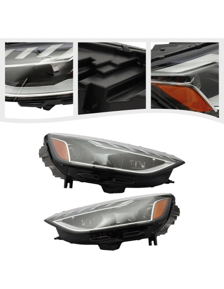 Conjunto de Faros LED Headery para Audi A4 2020-2023