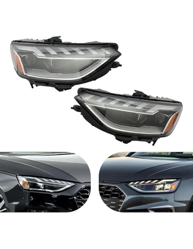 Conjunto de Faros LED Headery para Audi A4 2020-2023