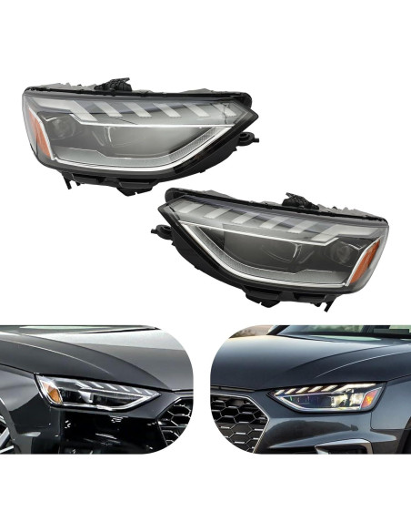 Conjunto de Faros LED Headery para Audi A4 2020-2023