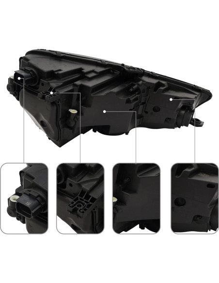 Conjunto de Faros LED Headery para Audi A4 2020-2023