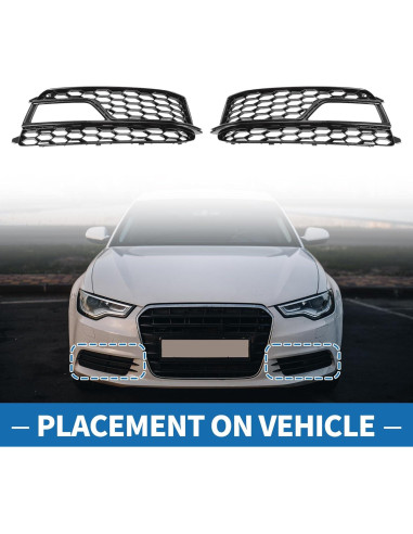 Rejilla de Luz Antiniebla ABS A ABSOPRO Audi A5 2013-2017
