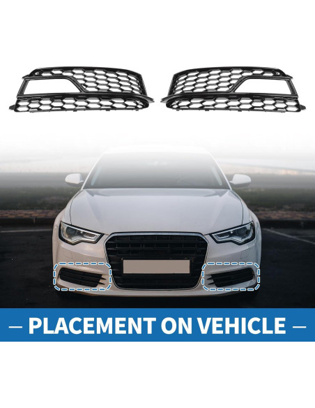 Rejilla de Luz Antiniebla ABS A ABSOPRO Audi A5 2013-2017