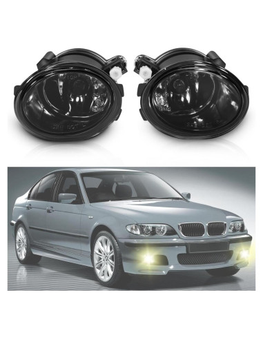 Luces Antiniebla TULALUX para BMW E46 E39 2000-2006 - Lente Ahumado