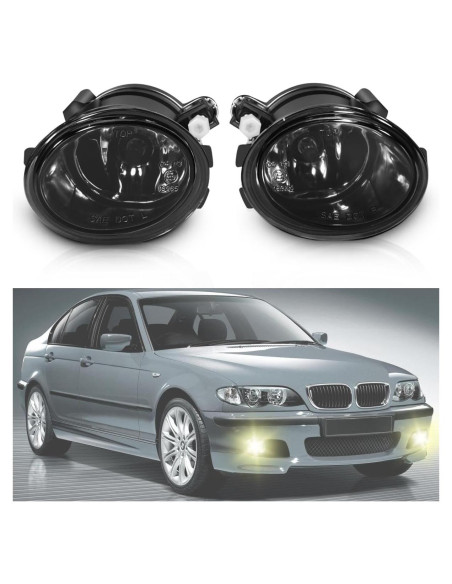 Luces Antiniebla TULALUX para BMW E46 E39 2000-2006 - Lente Ahumado