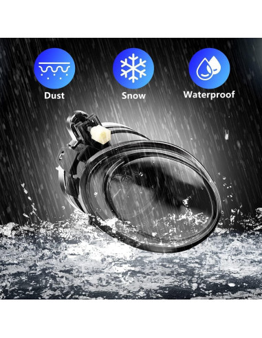 Luces Antiniebla TULALUX para BMW E46 E39 2000-2006 - Lente Ahumado