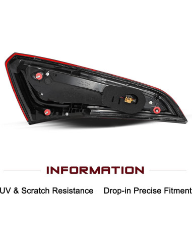 Luz Trasera LED JSBOYAT para Audi Q5 2013-2017 Lado Derecho