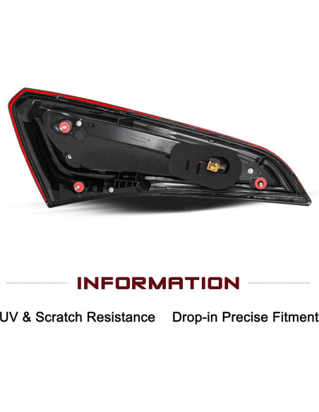 Luz Trasera LED JSBOYAT para Audi Q5 2013-2017 Lado Derecho