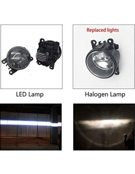 Luces de Niebla LED SIEMID 10W para Ford Focus, Escort, Edge