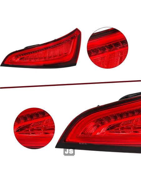 Luz Trasera LED JSBOYAT para Audi Q5 2013-2017 Lado Derecho