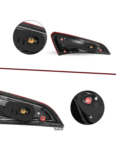 Luz Trasera LED JSBOYAT para Audi Q5 2013-2017 Lado Derecho