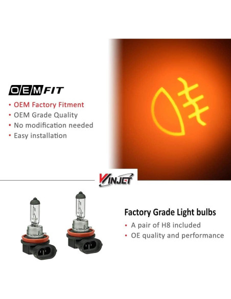 Luces Antiniebla Winjet WJ30-0497-09 para BMW X1/X3/X4