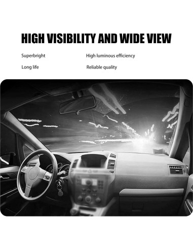 Bombilla Halógena Automotriz Cerdifoo H11 12V 100W 2 Pcs