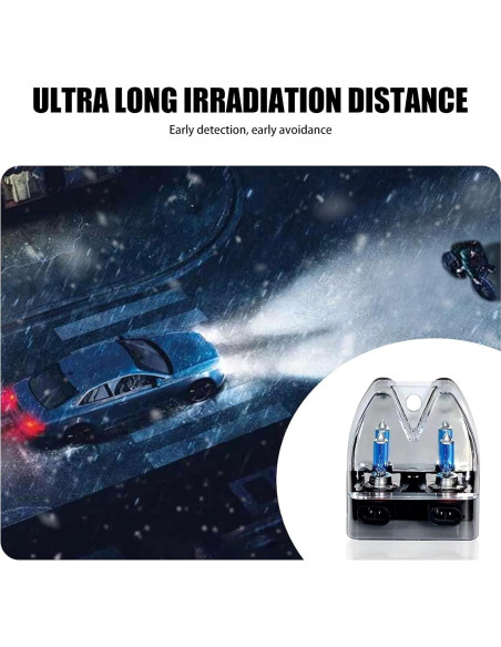 Bombilla Halógena Automotriz Cerdifoo H11 12V 100W 2 Pcs