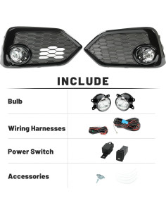 Luces Antiniebla LED HECASA para Honda Civic 2017-2019 2