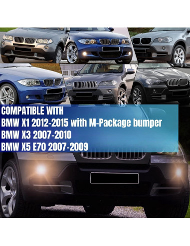 Luces de Niebla TULALUX para BMW X1 E84 2012-2015, H11 55W