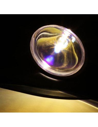 Luz de Niebla Universal Auto Dynasty 220W Marco Negro 4x4"