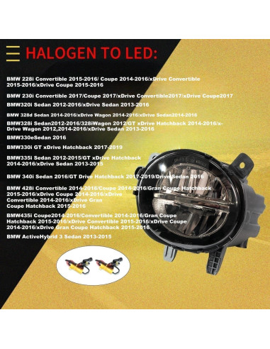 Luces Antiniebla LED Tulalux para BMW F30 F32 F33 F36 2012-2020