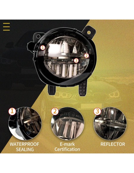 Luces Antiniebla LED Tulalux para BMW F30 F32 F33 F36 2012-2020