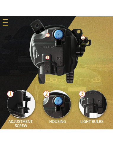 Luces Antiniebla LED Tulalux para BMW F30 F32 F33 F36 2012-2020