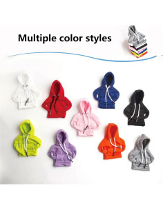 Funda de Cambio de Marchas ECDREAM 2 Pcs Algodón Azul y Rojo 2