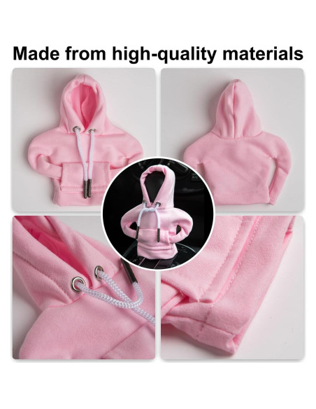 Funda de Cambio de Marchas ECDREAM 2 Pcs Algodón Azul y Rojo